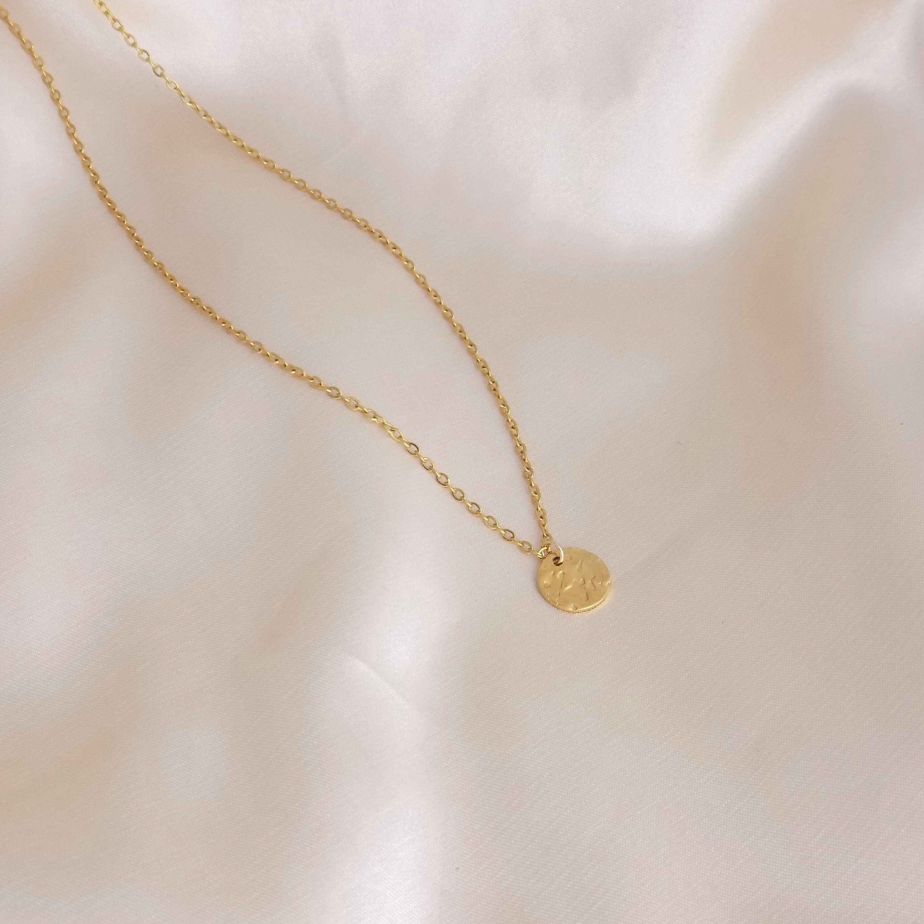 18k Gold Plated Oval Birth Flower Necklace | Marketplace | 1800Flowers